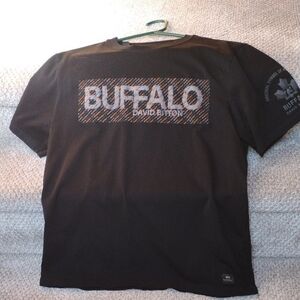 Buffalo David Bitton Graphic Black Tee